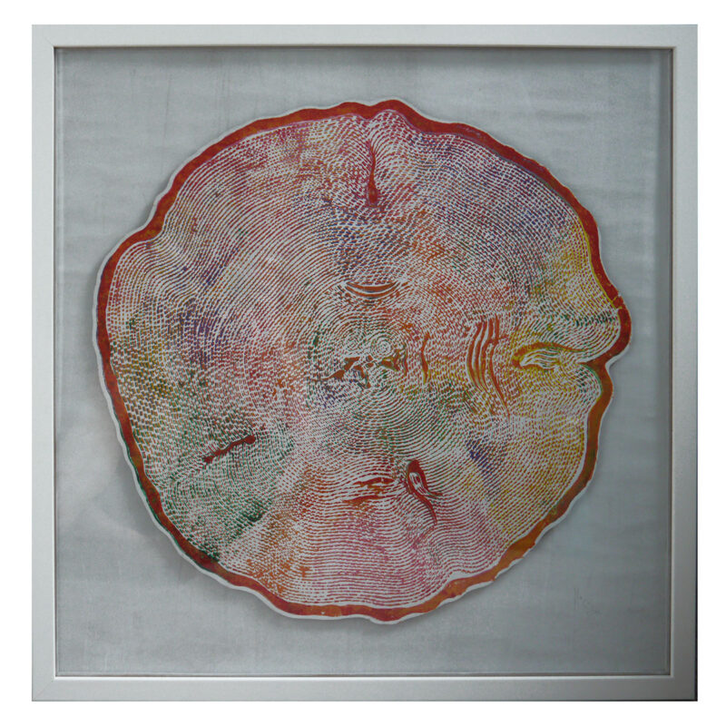 Queen of the Forest - Holi red (2022) double printed framed